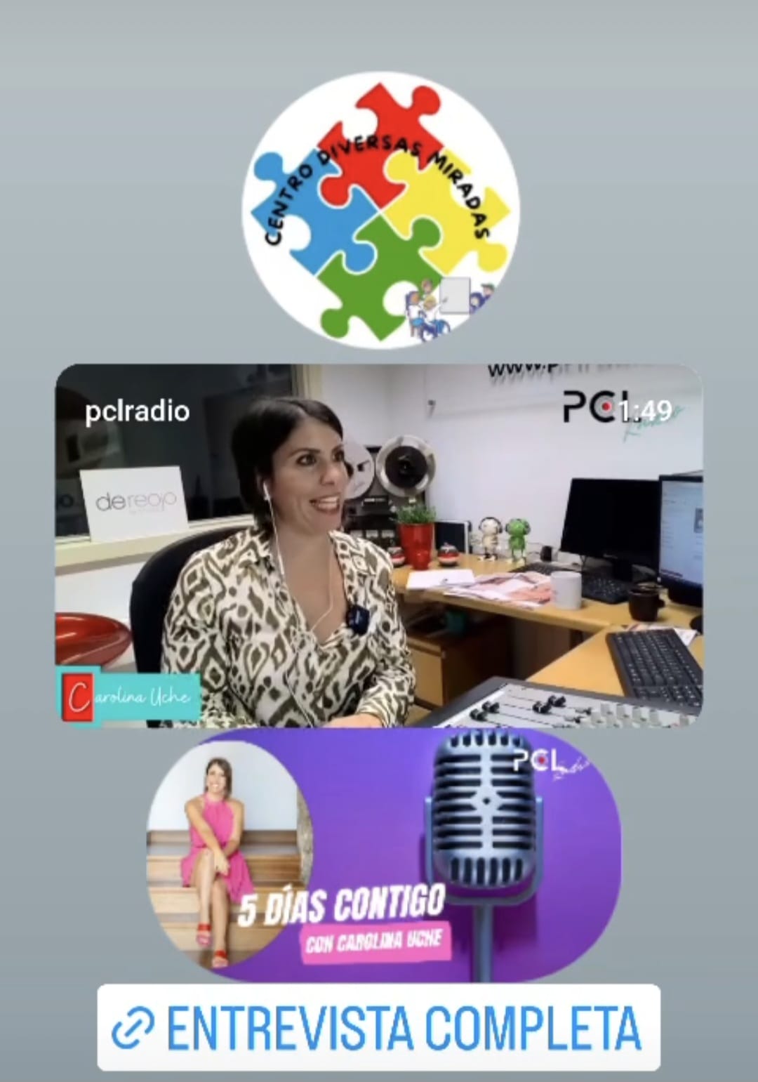 Entrevista  de Radio 🎙️con Carolina Uche